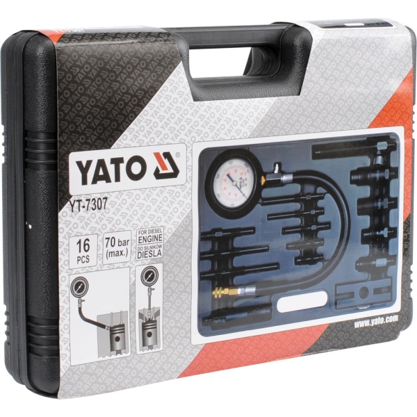 Trusa Tester Compresie Motor 16 Bucati Yato YT7307